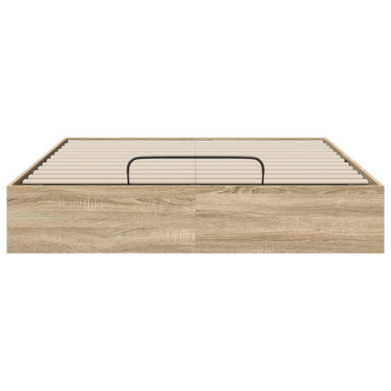 Ottoman Sengestel Sonoma-eg 150 x 200 cm Konstrueret træ