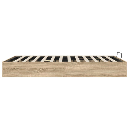 Ottoman Sengestel Sonoma-eg 150 x 200 cm Konstrueret træ