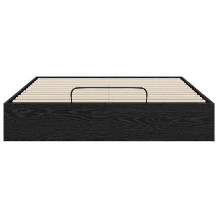 Ottoman Sengestel Sort eg 120 x 200 cm Konstrueret træ