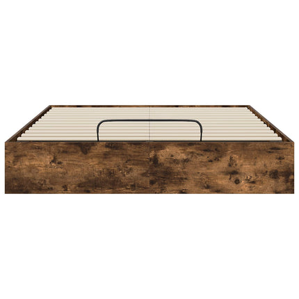 Ottoman Sengestel Røget Eg 203 x 120 x 25 cm Konstrueret træ