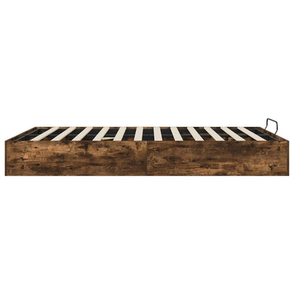 Ottoman Sengestel Røget Eg 203 x 120 x 25 cm Konstrueret træ