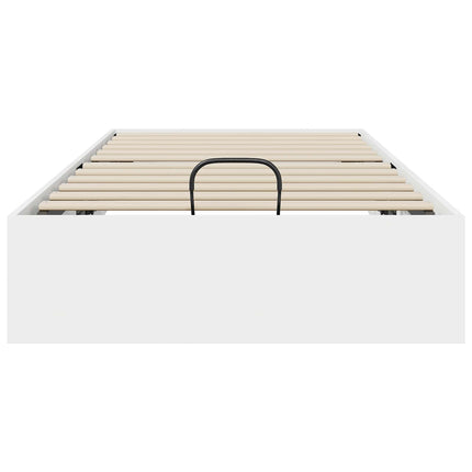 Ottoman Sengestel Hvid 203 x 100 x 25 cm Konstrueret træ