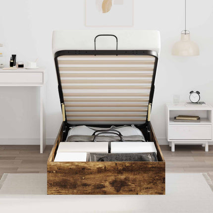 Ottoman Sengestel Røget eg 100 x 200 cm Konstrueret træ