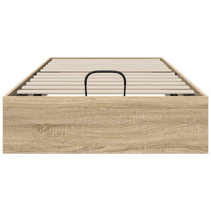Ottoman Sengestel Sonoma-eg 90 x 200 cm Konstrueret træ