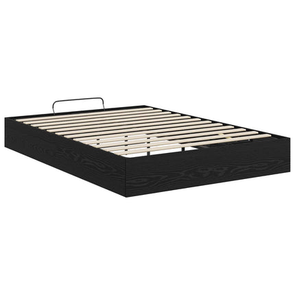 Ottoman Sengestel Sort Eg 193 x 135 x 25 cm Konstrueret træ