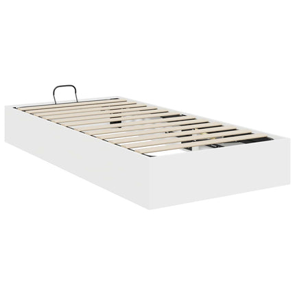 Ottoman Sengestel Hvid 193 x 90 x 25 cm Konstrueret træ