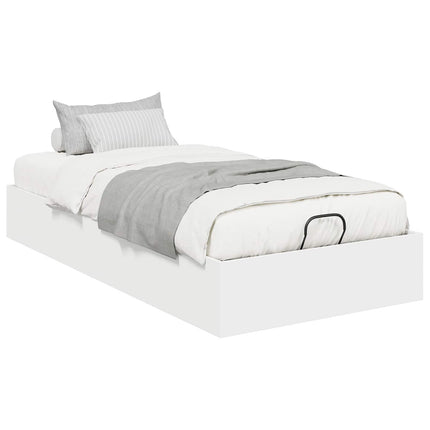 Ottoman Sengestel Hvid 193 x 90 x 25 cm Konstrueret træ