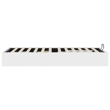 Ottoman Sengestel Hvid 193 x 90 x 25 cm Konstrueret træ