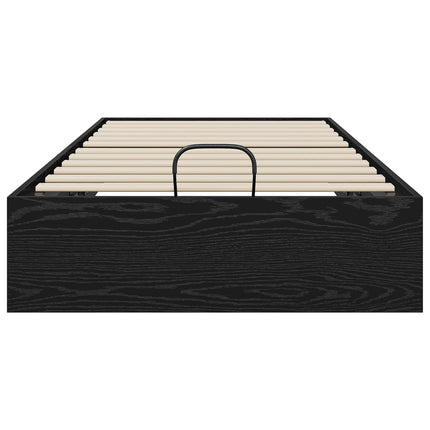 Ottoman Sengestel Sort Eg 75,5 x 190 cm Konstrueret træ