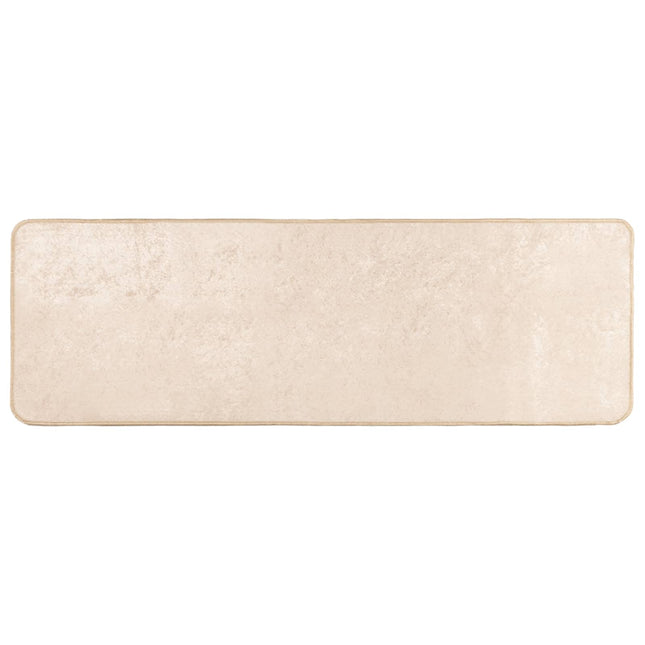 Tæppe Runner MARSA Creme 50 x 200 cm Polyester og PVC