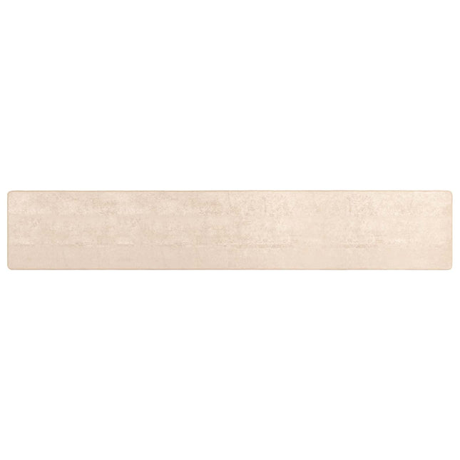 Tæppe Runner MARSA Creme 80 x 450 cm Polyester og PVC