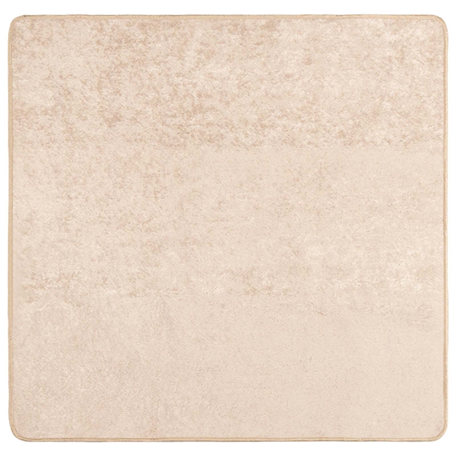 Tæppe Runner MARSA Creme 100 x 100 cm Polyester og PVC