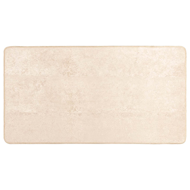Tæppe Runner MARSA Creme 100 x 150 cm Polyester og PVC