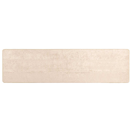 Tæppe Runner MARSA Creme 250 x 100 cm Polyester og PVC