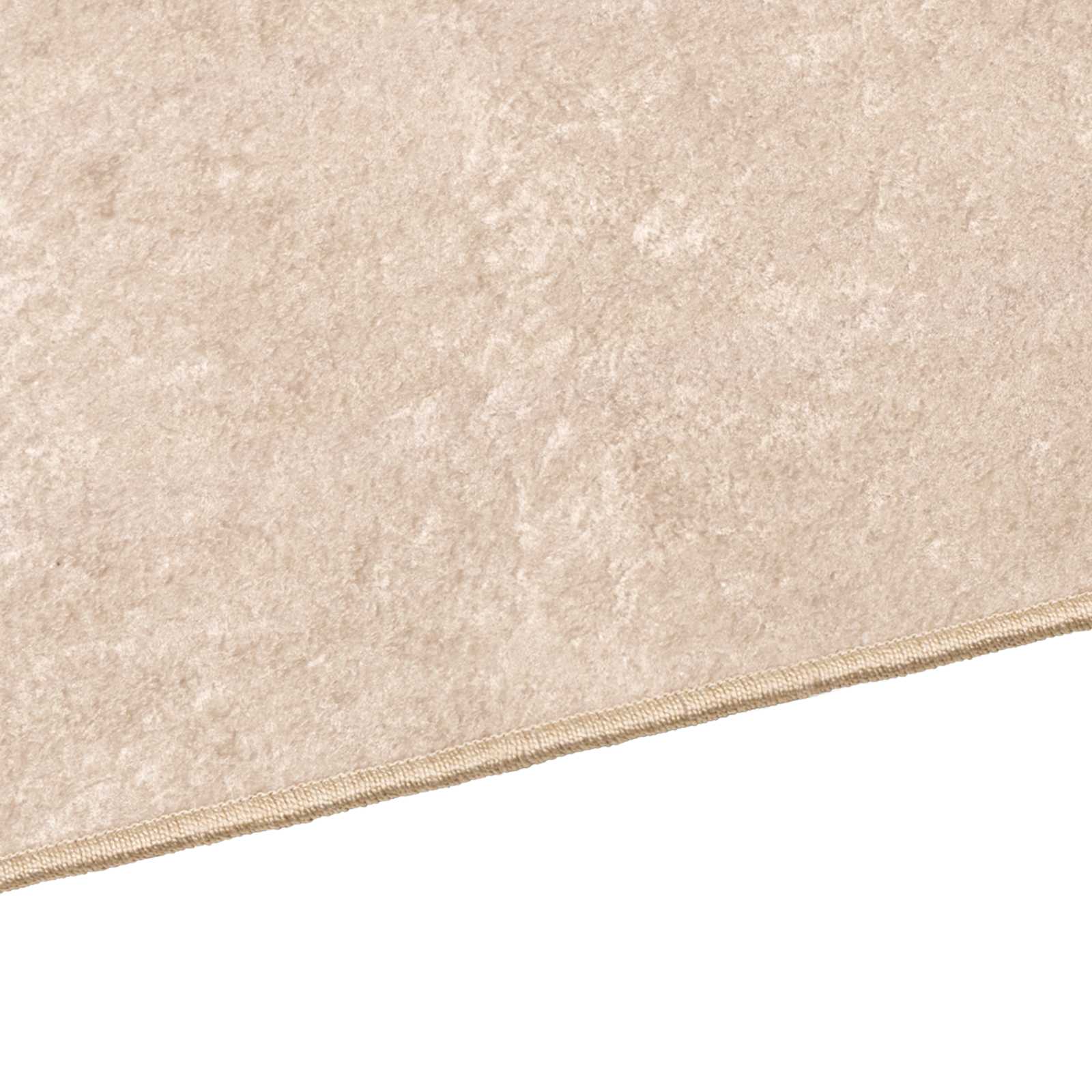 Tæppe Runner MARSA Creme 120 x 170 cm Polyester og PVC