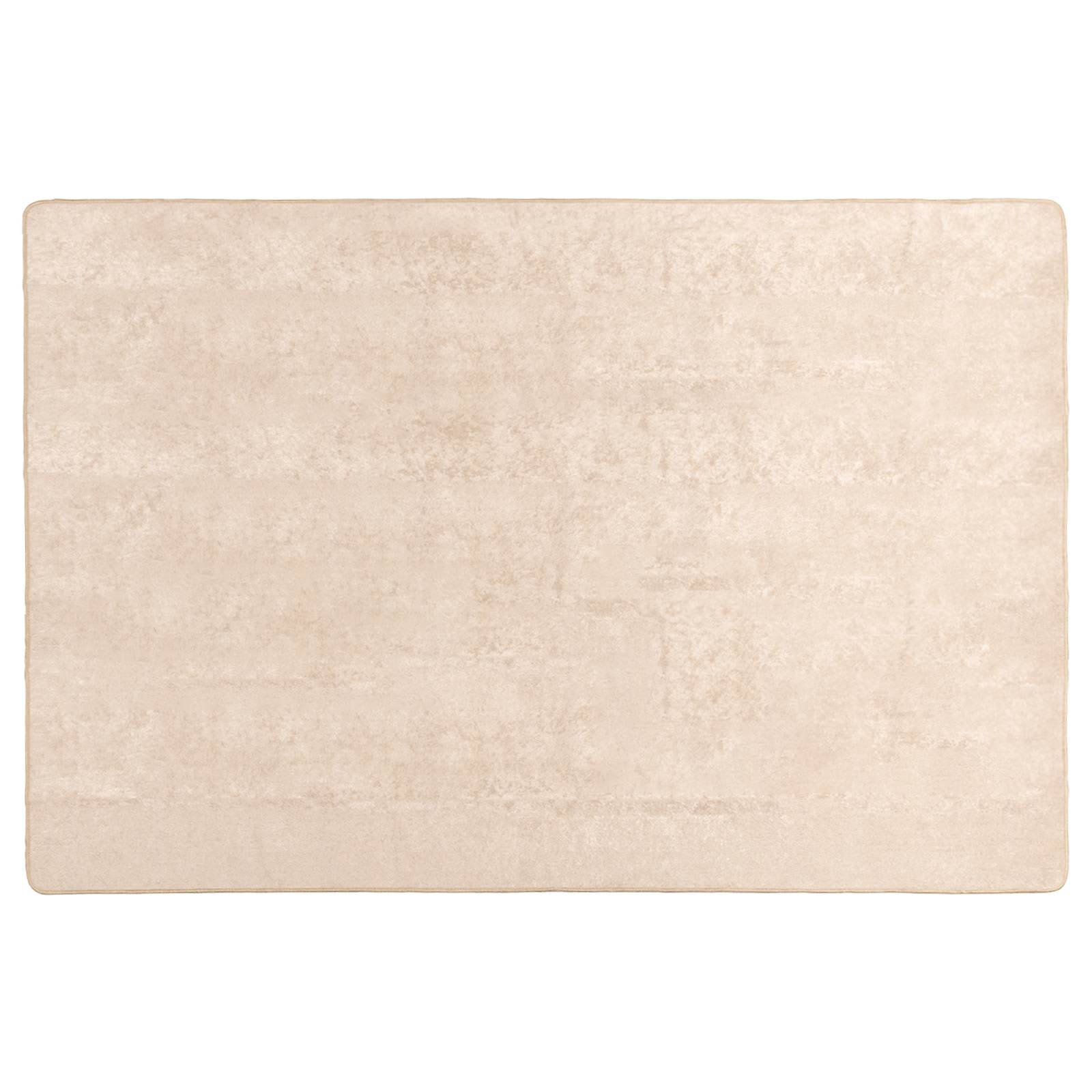 Tæppe Runner MARSA Creme 120 x 170 cm Polyester og PVC