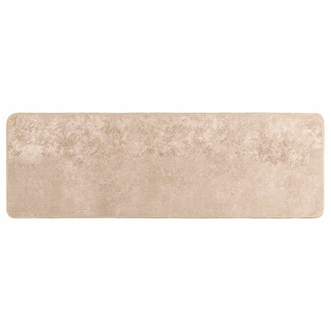 Tæppe Runner MARSA Beige 50 x 150 cm Polyester og PVC