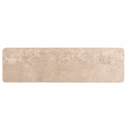 Tæppe Runner MARSA Beige 50 x 200 cm Polyester og PVC