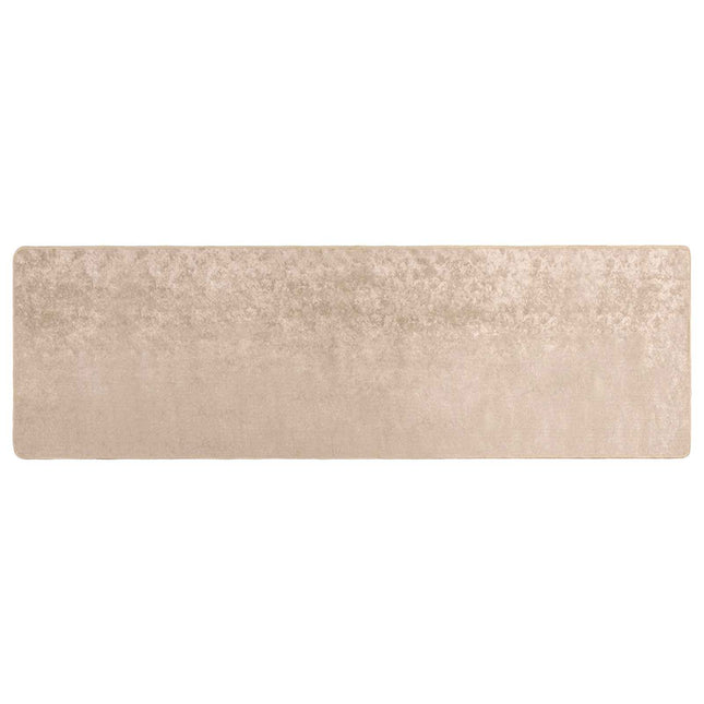 Tæppe Runner MARSA Beige 80 x 250 cm Polyester og PVC