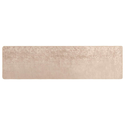 Tæppe Runner MARSA Beige 80 x 350 cm Polyester og PVC