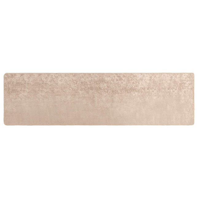 Tæppe Runner MARSA Beige 80 x 350 cm Polyester og PVC