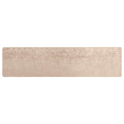 Tæppe Runner MARSA Beige 80 x 450 cm Polyester og PVC