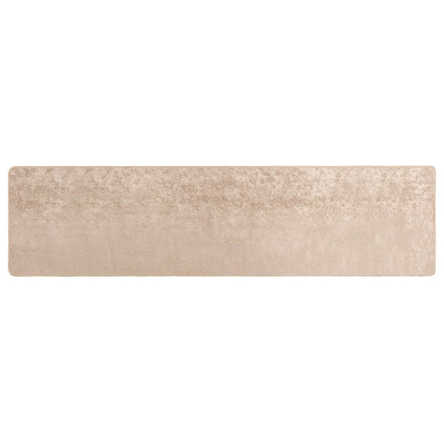 Tæppe Runner MARSA Beige 100 x 450 cm Polyester og PVC