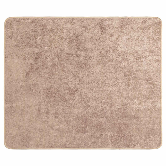Tæppe Runner MARSA Sandfarvet 80 x 100 cm Polyester og PVC