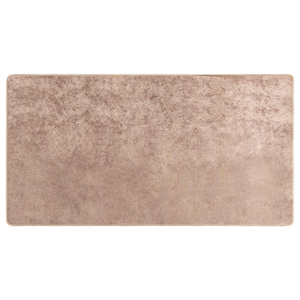 Tæppe Runner MARSA Sandfarvet 80 x 150 cm Polyester og PVC