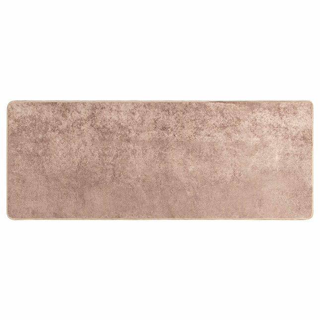 Tæppe Runner MARSA Sandfarvet 80 x 200 cm Polyester og PVC