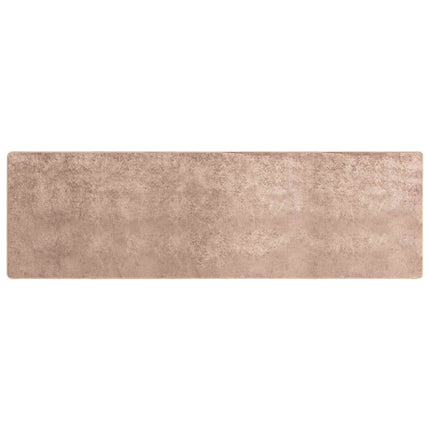 Tæppe Runner MARSA Sandfarvet 80 x 250 cm Polyester og PVC
