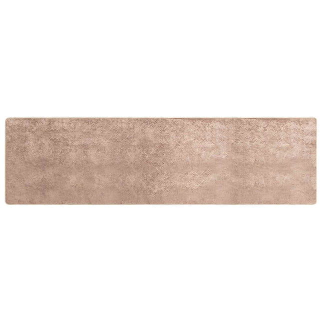 Tæppe Runner MARSA Sandfarvet 80 x 350 cm Polyester og PVC