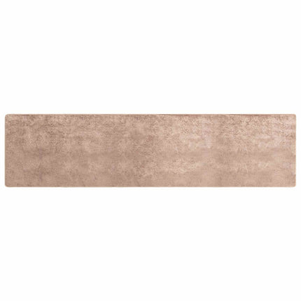 Tæppe Runner MARSA Sandfarvet 80 x 450 cm Polyester og PVC