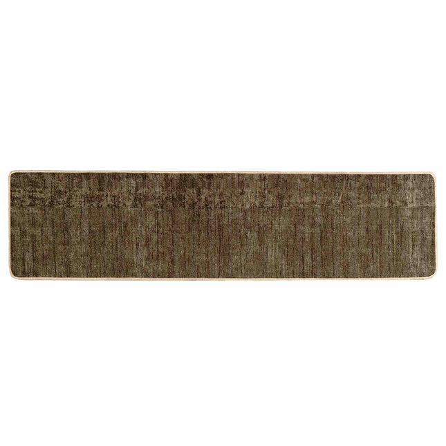 Tæppe Runner MARSA Skovgrøn 80 x 300 cm Polyester og PVC