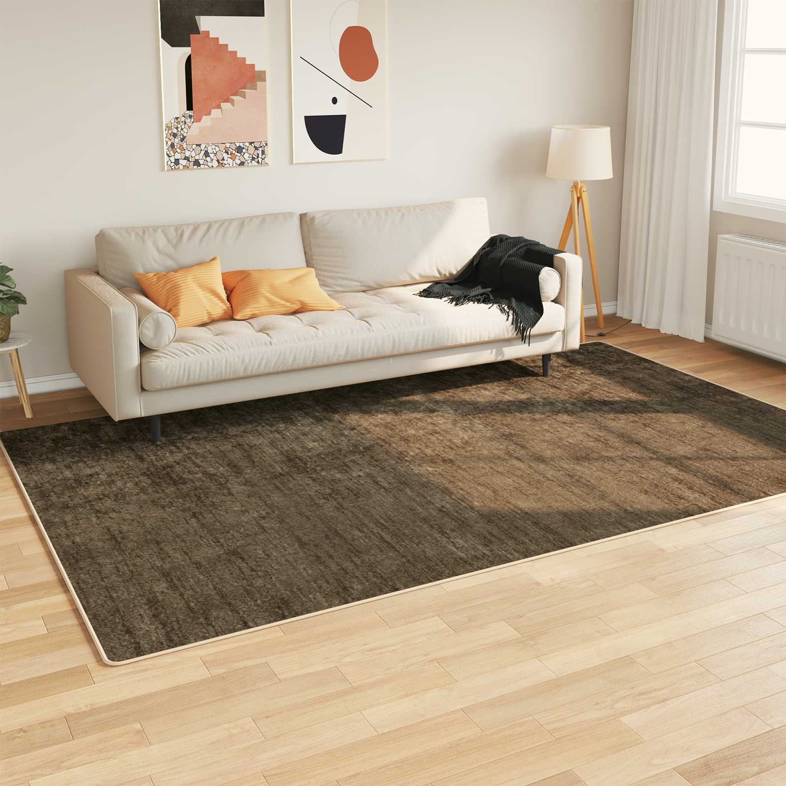 Tæppe Runner MARSA Skovgrøn 150 x 230 cm Polyester og PVC