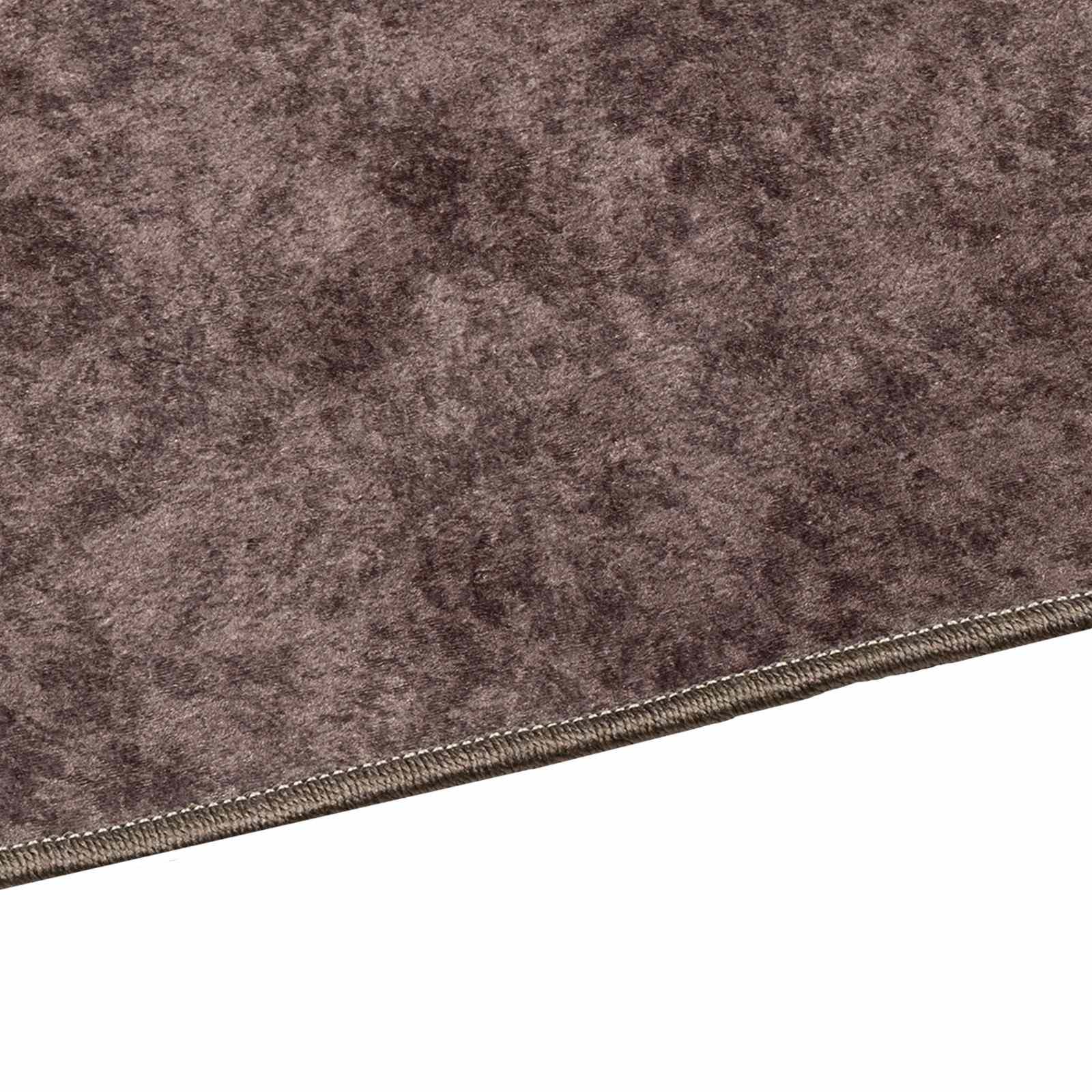 Tæppe Runner MARSA Grå 50 x 150 cm Polyester og PVC