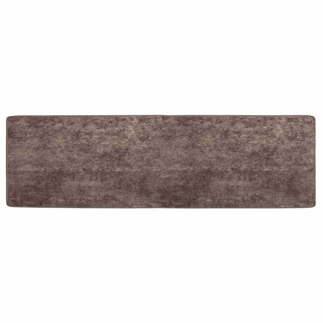 Tæppe Runner MARSA Grå 50 x 150 cm Polyester og PVC