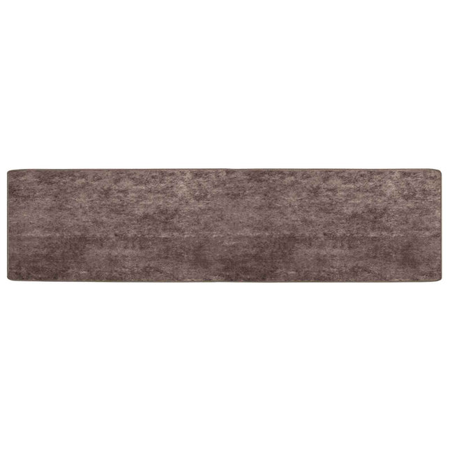 Tæppe Runner MARSA Grå 50 x 200 cm Polyester og PVC