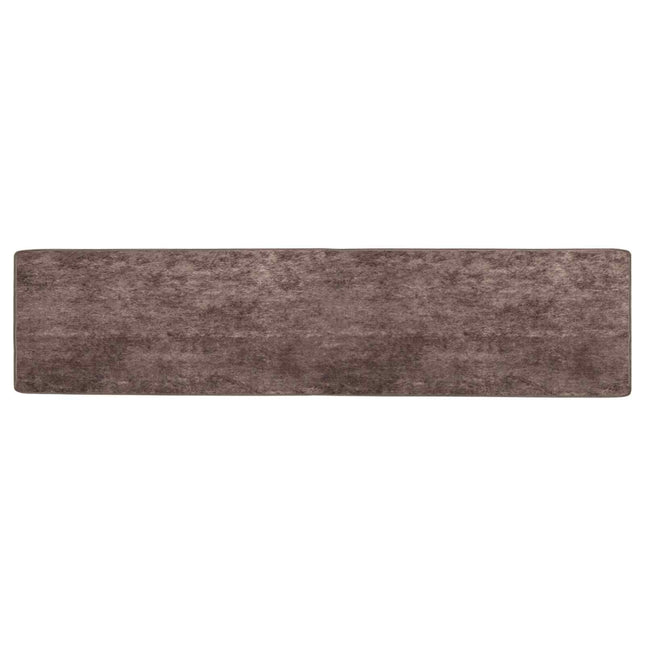 Tæppe Runner MARSA Grå 50 x 350 cm Polyester og PVC