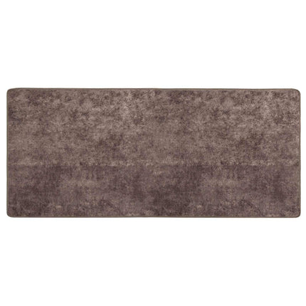 Tæppe Runner MARSA Grå 80 x 200 cm Polyester og PVC