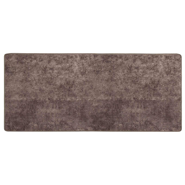 Tæppe Runner MARSA Grå 80 x 200 cm Polyester og PVC