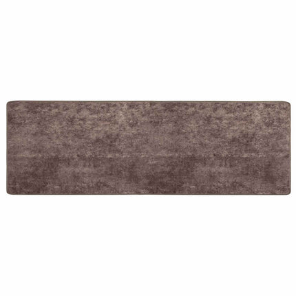 Tæppe Runner MARSA Grå 80 x 250 cm Polyester og PVC