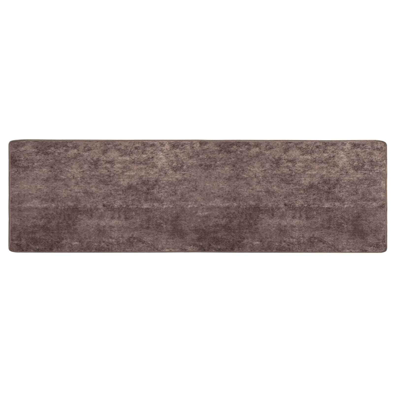 Tæppe Runner MARSA Grå 80 x 350 cm Polyester og PVC