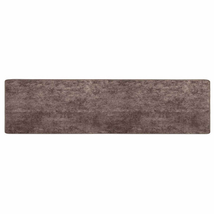 Tæppe Runner MARSA Grå 80 x 400 cm Polyester og PVC