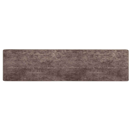 Tæppe Runner MARSA Grå 80 x 450 cm Polyester og PVC