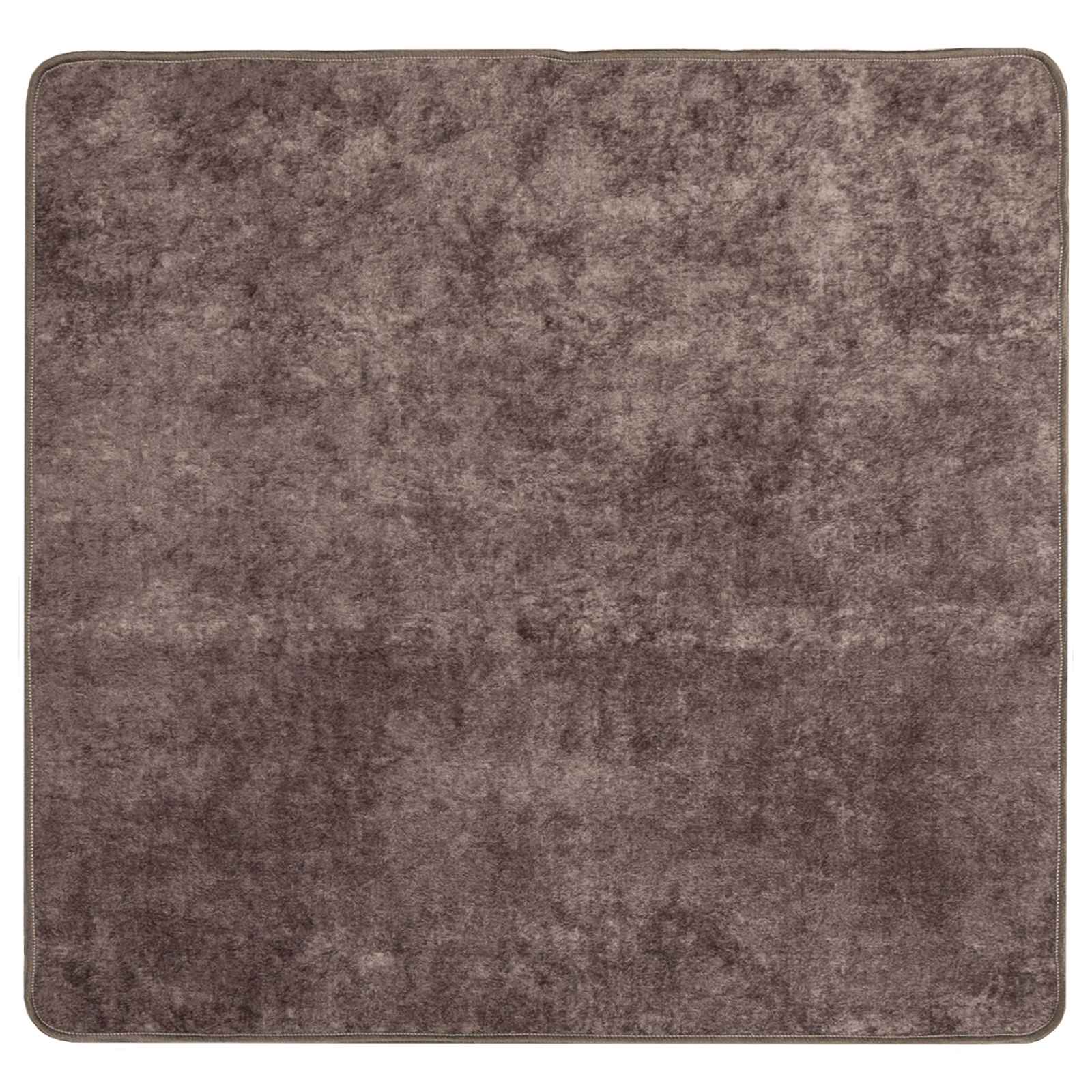 Tæppe Runner MARSA Grå 100 x 100 cm Polyester og PVC