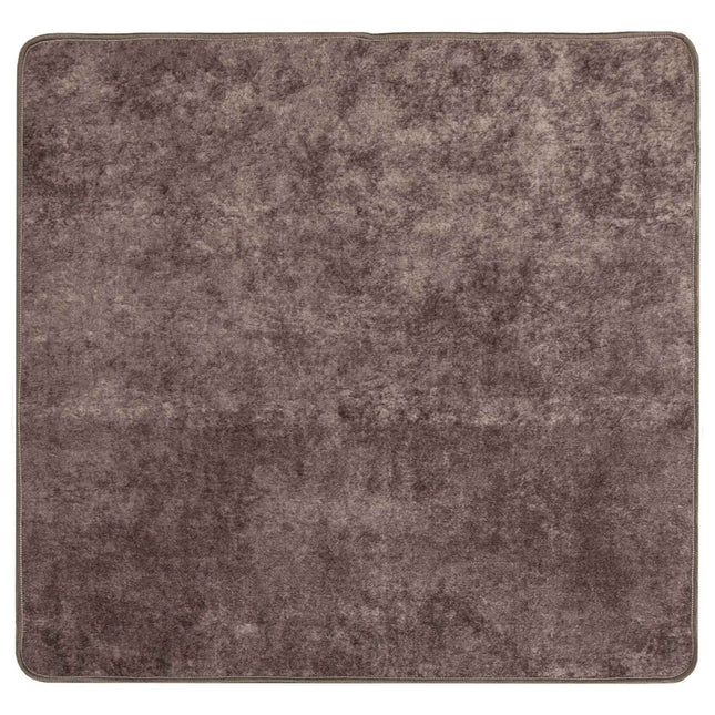 Tæppe Runner MARSA Grå 100 x 100 cm Polyester og PVC