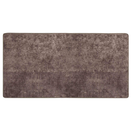 Tæppe Runner MARSA Grå 100 x 200 cm Polyester og PVC