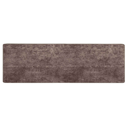 Tæppe Runner MARSA Grå 100 x 350 cm Polyester og PVC