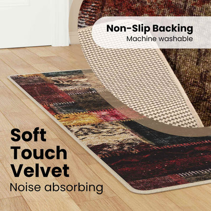 Tæppe Runner MARSA Flerfarvet 50 x 200 cm Polyester og PVC